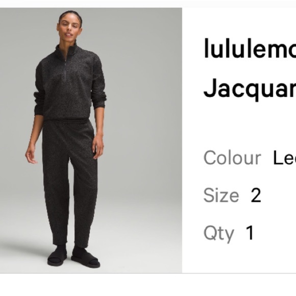lululemon lab Double-Knit
Jacquard Pant 26" size 2 - Picture 2 of 7